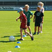 Balltraining im Jahnstadion